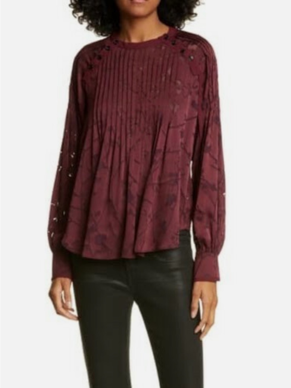 Rag & Bone Silk Floral Blouse